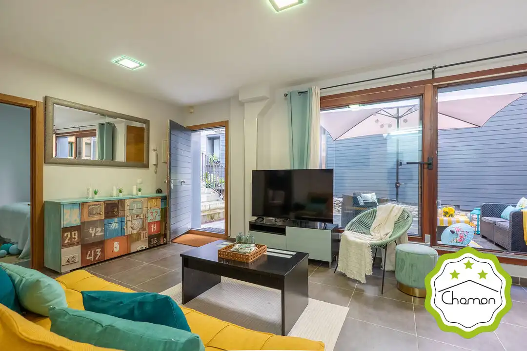 Sala de estar de Piso en venta en Lekeitio con Calefacción