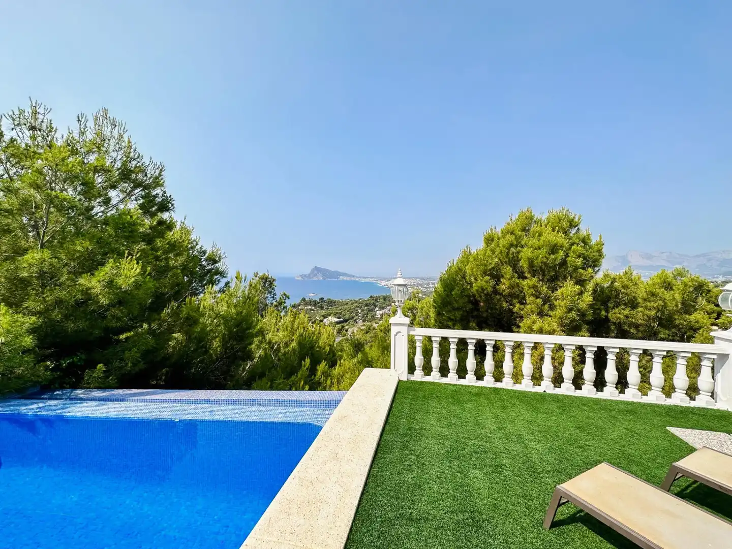 Piscina de Casa o chalet en venta en Altea con Aire acondicionado, Jardín privado y Terraza