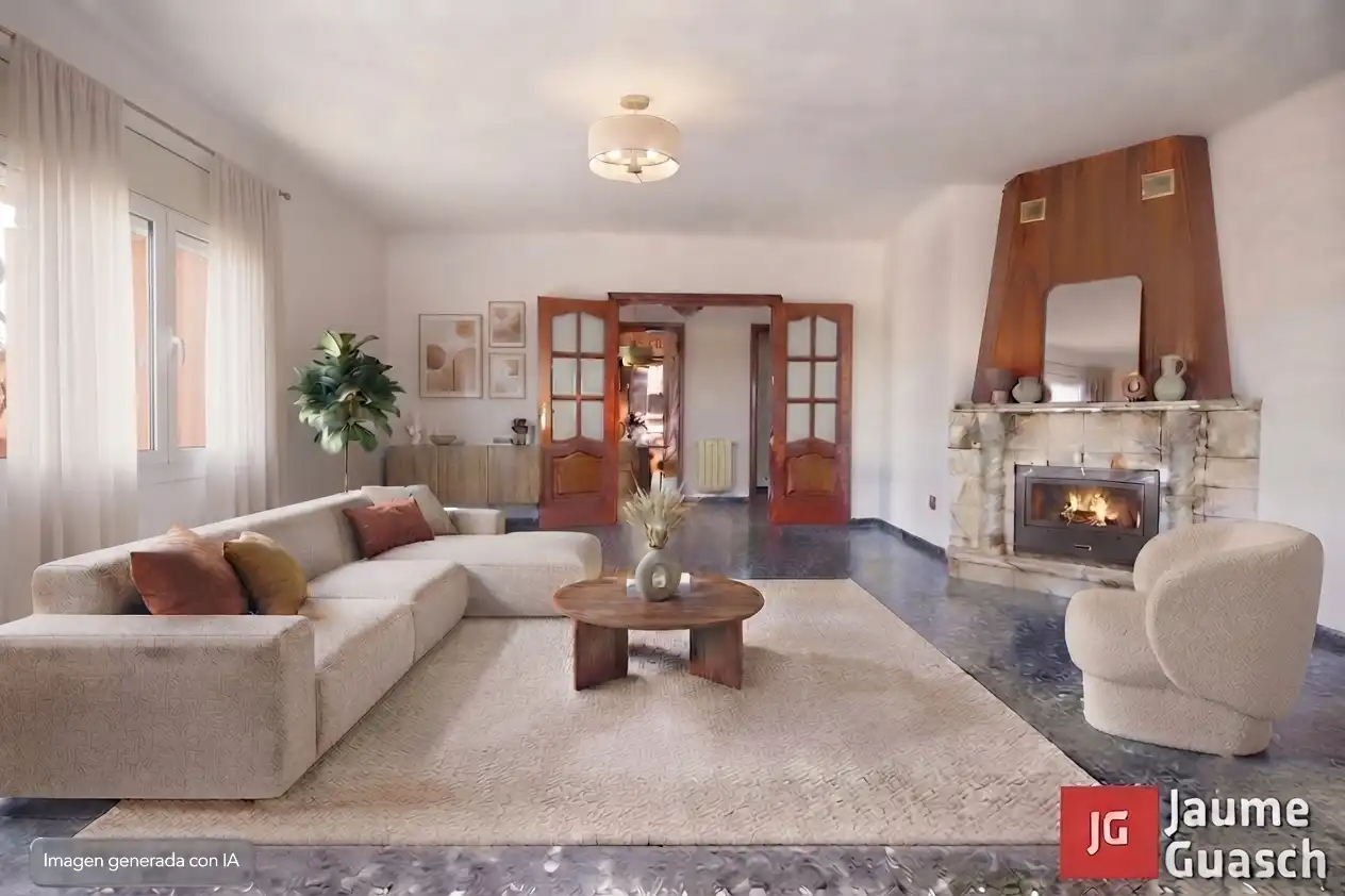 Sala d'estar de Planta baixa en venda en Torredembarra amb Calefacció, Jardí privat i Terrassa