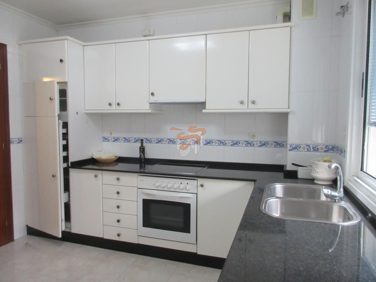 Kitchen of Flat for sale in Ferrol  with Heating, Storage room and Furnished