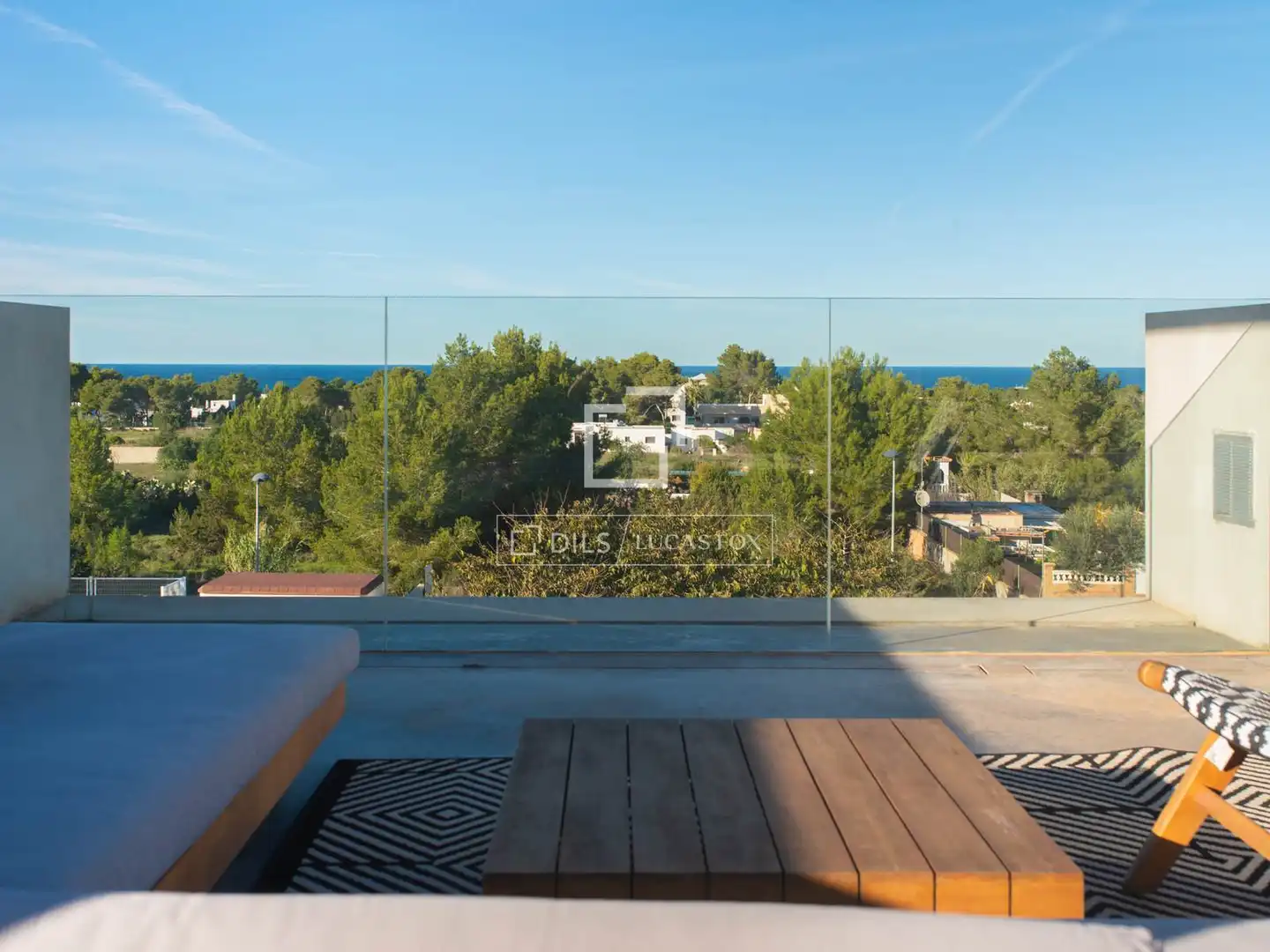 Terrassa de Casa o xalet en venda en Sant Josep de sa Talaia amb Aire condicionat, Calefacció i Jardí privat