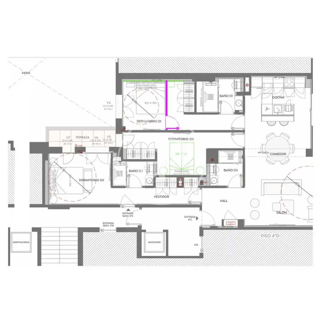 Wohnung zum Verkauf in Madrid mit Klimaanlage, Heizung und Terrasse