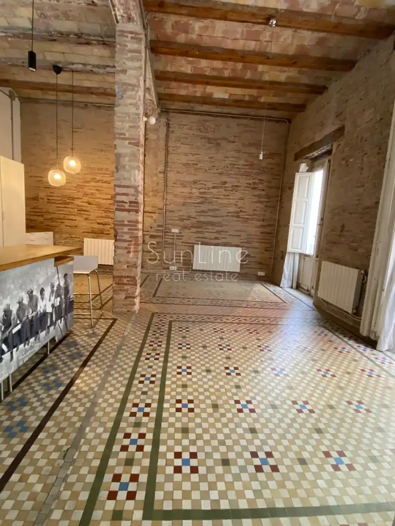 Küche von Wohnung zur Miete in Valencia mit Klimaanlage, Privatgarten und Terrasse