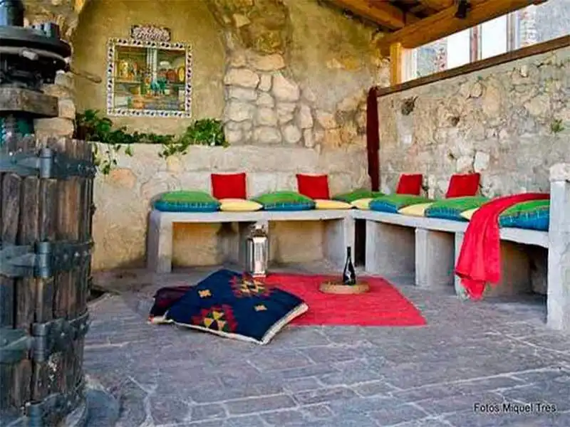 Terraza de Finca rústica en venta en Sant Sadurní d'Anoia con Aire acondicionado, Calefacción y Jardín privado