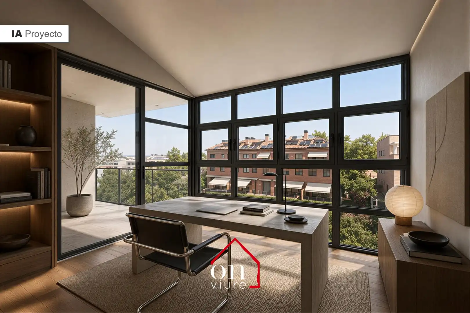 Terrace of Attic for sale in Sant Cugat del Vallès  with Air Conditioner, Heating and Parquet flooring