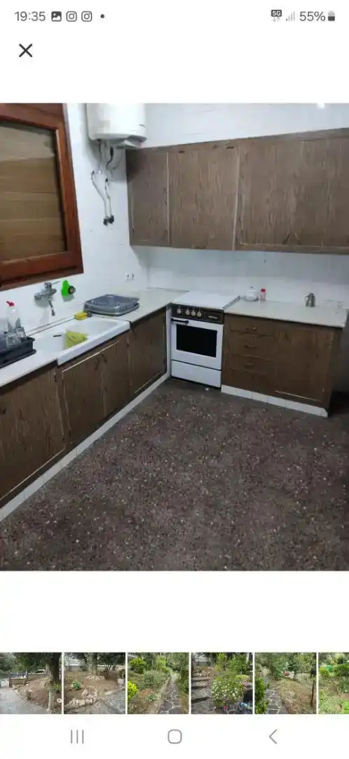 Cuina de Casa o xalet per a compartir en Sant Pere de Vilamajor amb Jardí privat, Piscina i Moblat