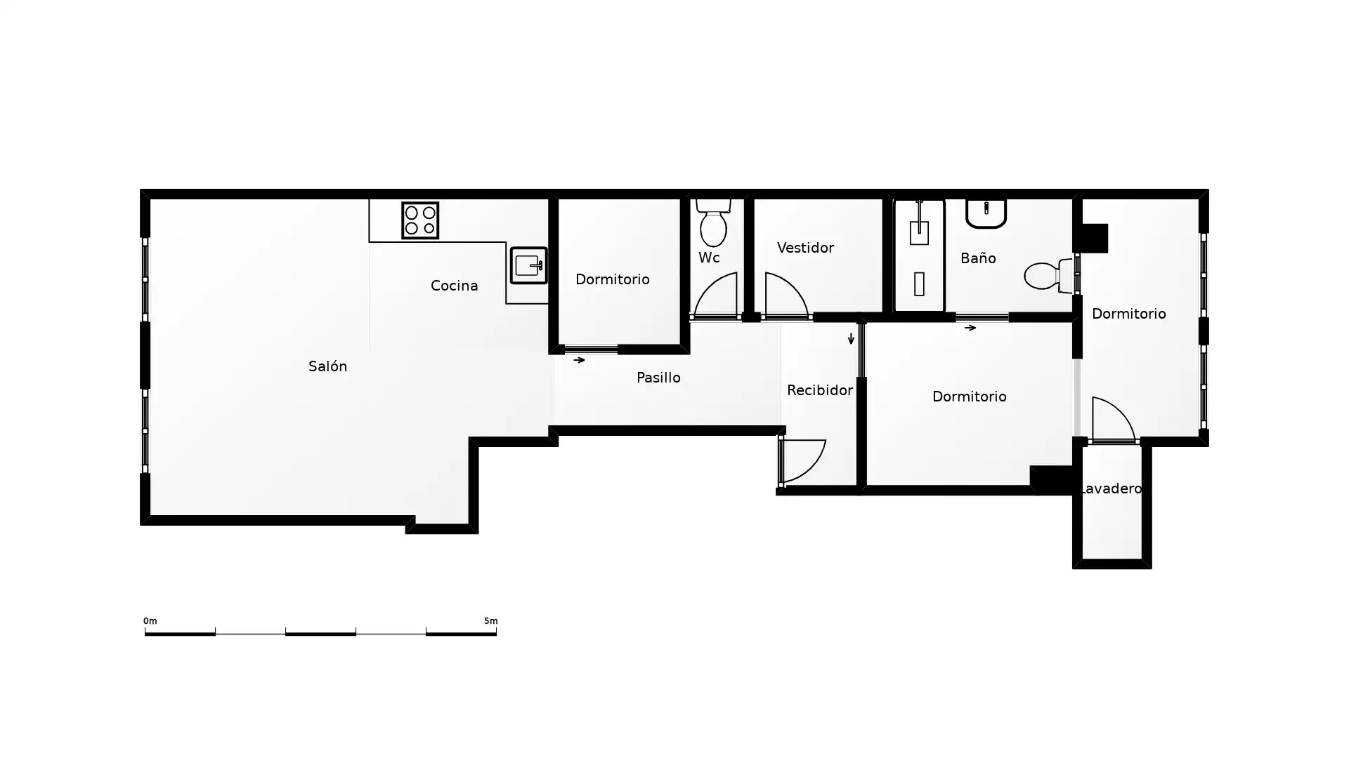 Piso con terraza en venta en Mariana Pineda, imagen 41