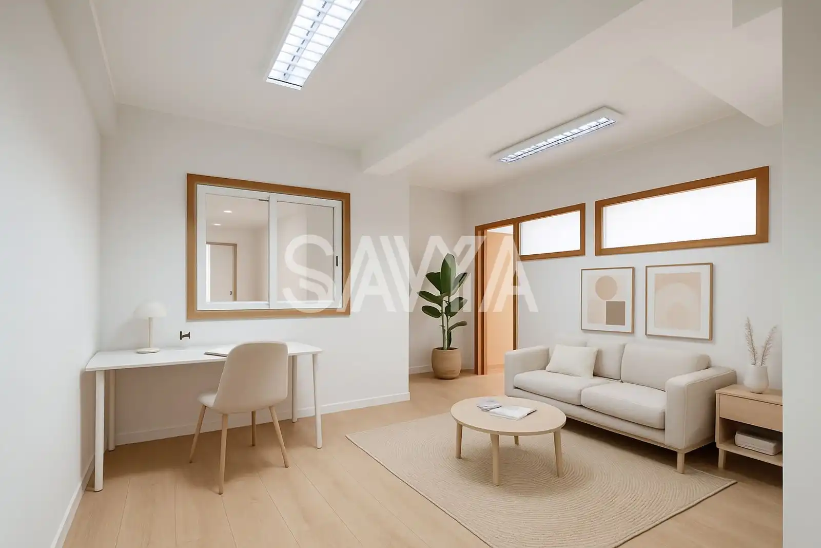 Wohnzimmer von Wohnung zum Verkauf in Barcelona mit Heizung