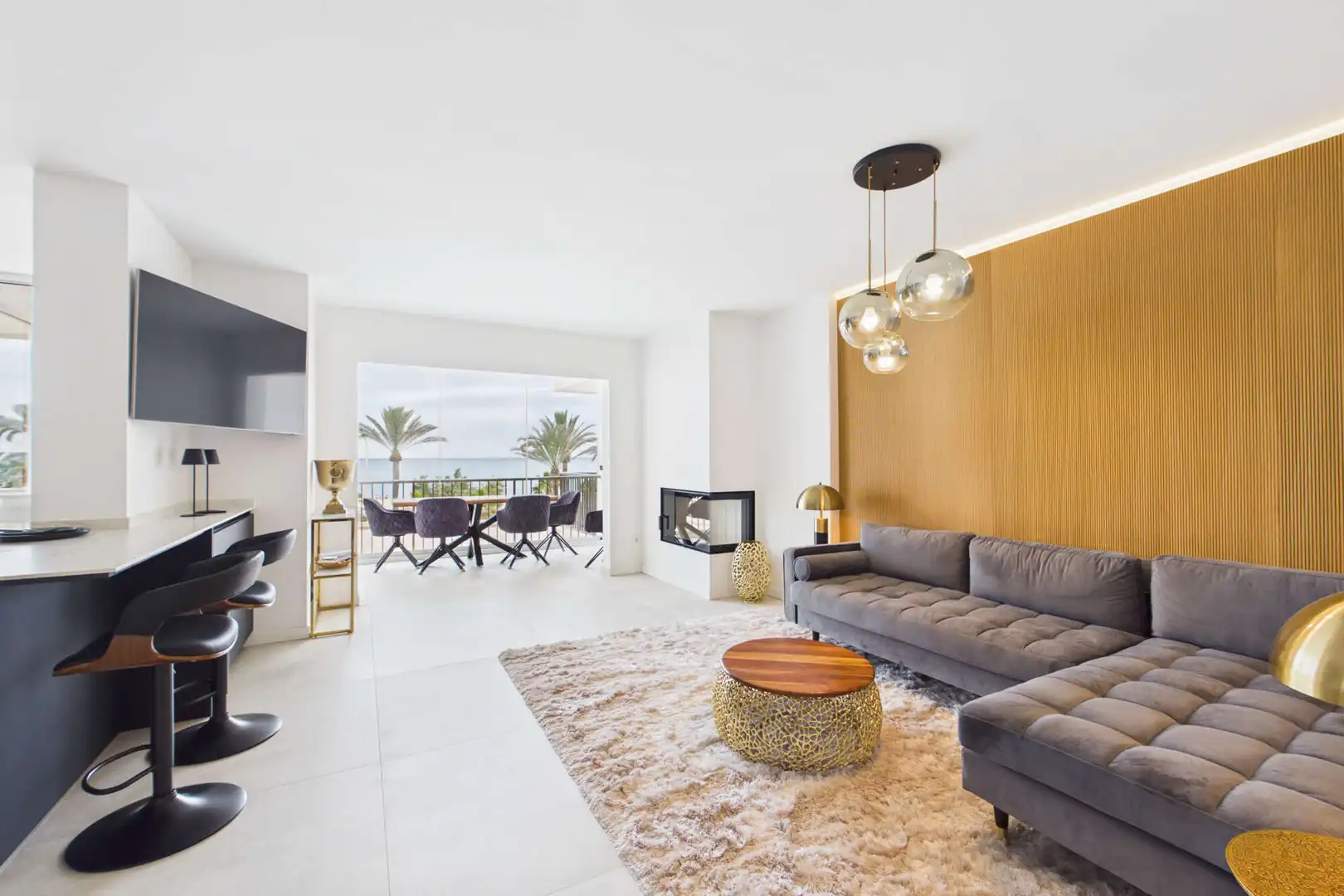 Sala d'estar de Pis en venda en  Palma de Mallorca amb Aire condicionat, Calefacció i Terrassa