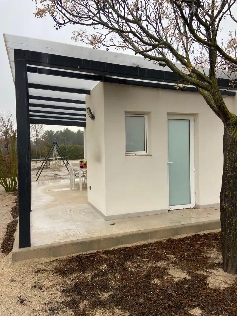 Terraza de Casa o chalet en venta en Almansa con Calefacción, Jardín privado y Piscina