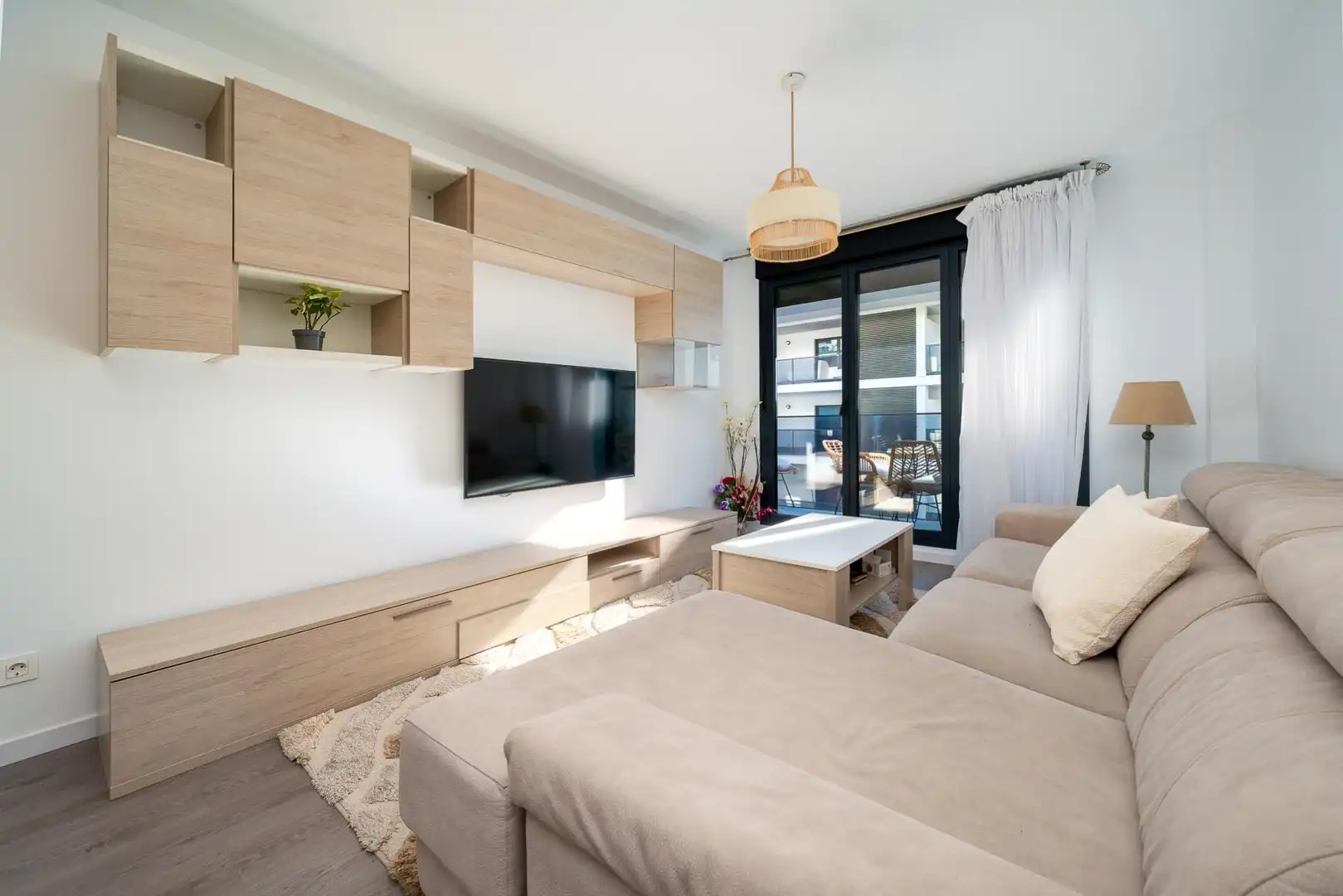 Sala de estar de Piso en venta en  Palma de Mallorca con Aire acondicionado, Calefacción y Parquet