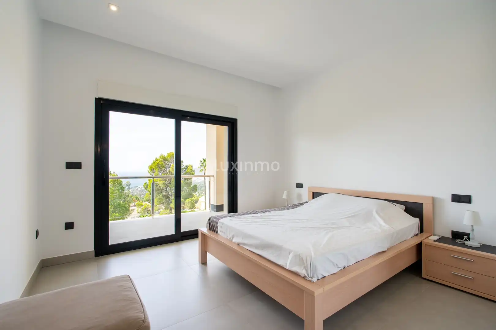 Schlafzimmer von Haus oder Chalet zum Verkauf in Altea mit Klimaanlage, Heizung und Terrasse