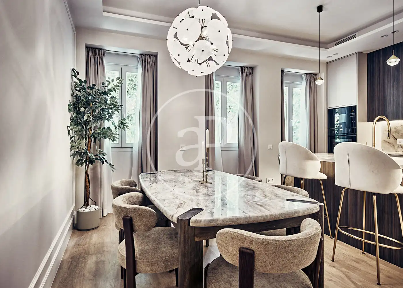 Comedor de Piso en venta en Madrid con Aire acondicionado, Calefacción y Amueblado