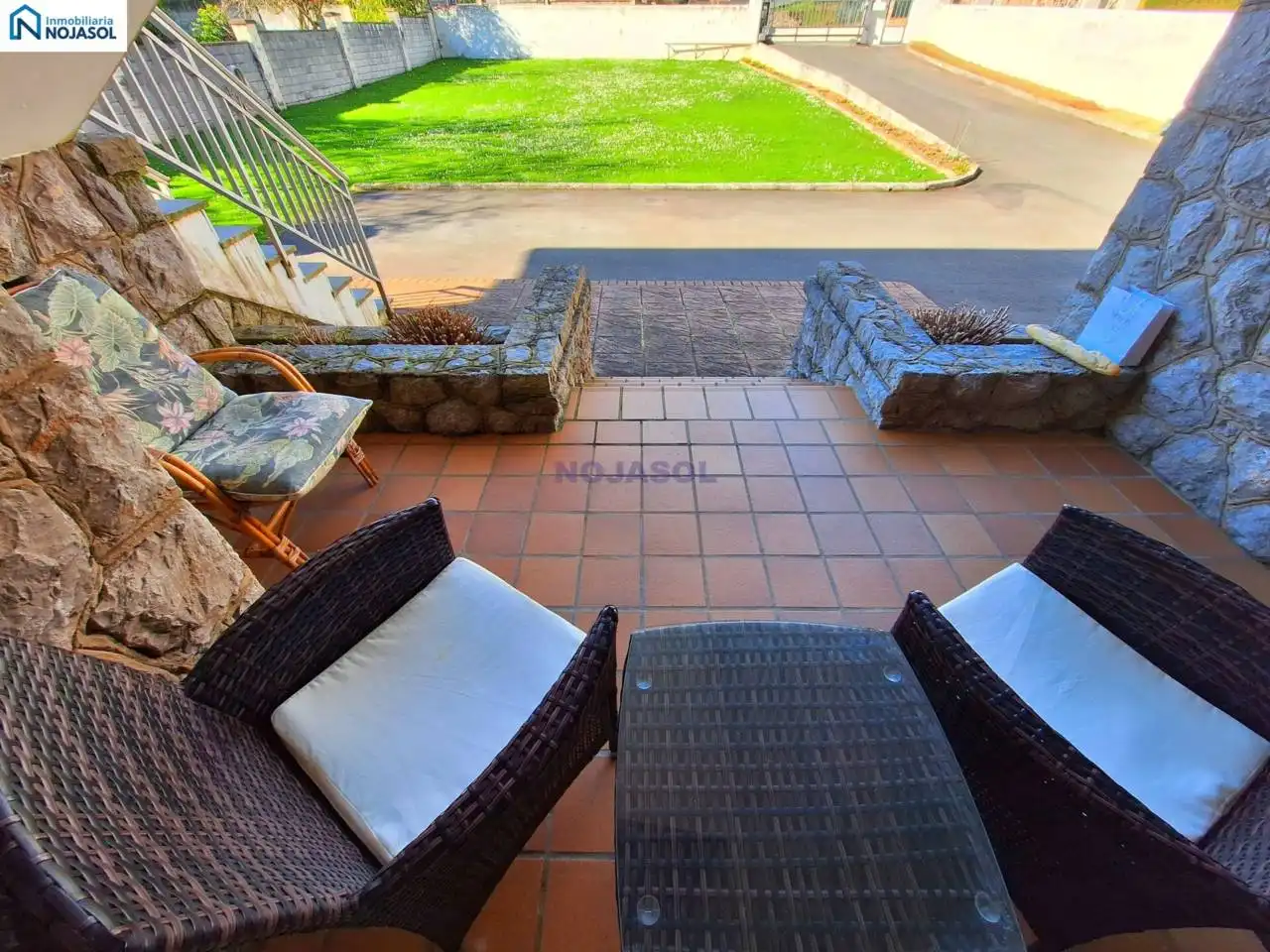 Terrassa de Casa o xalet de lloguer en Noja amb Calefacció, Jardí privat i Moblat