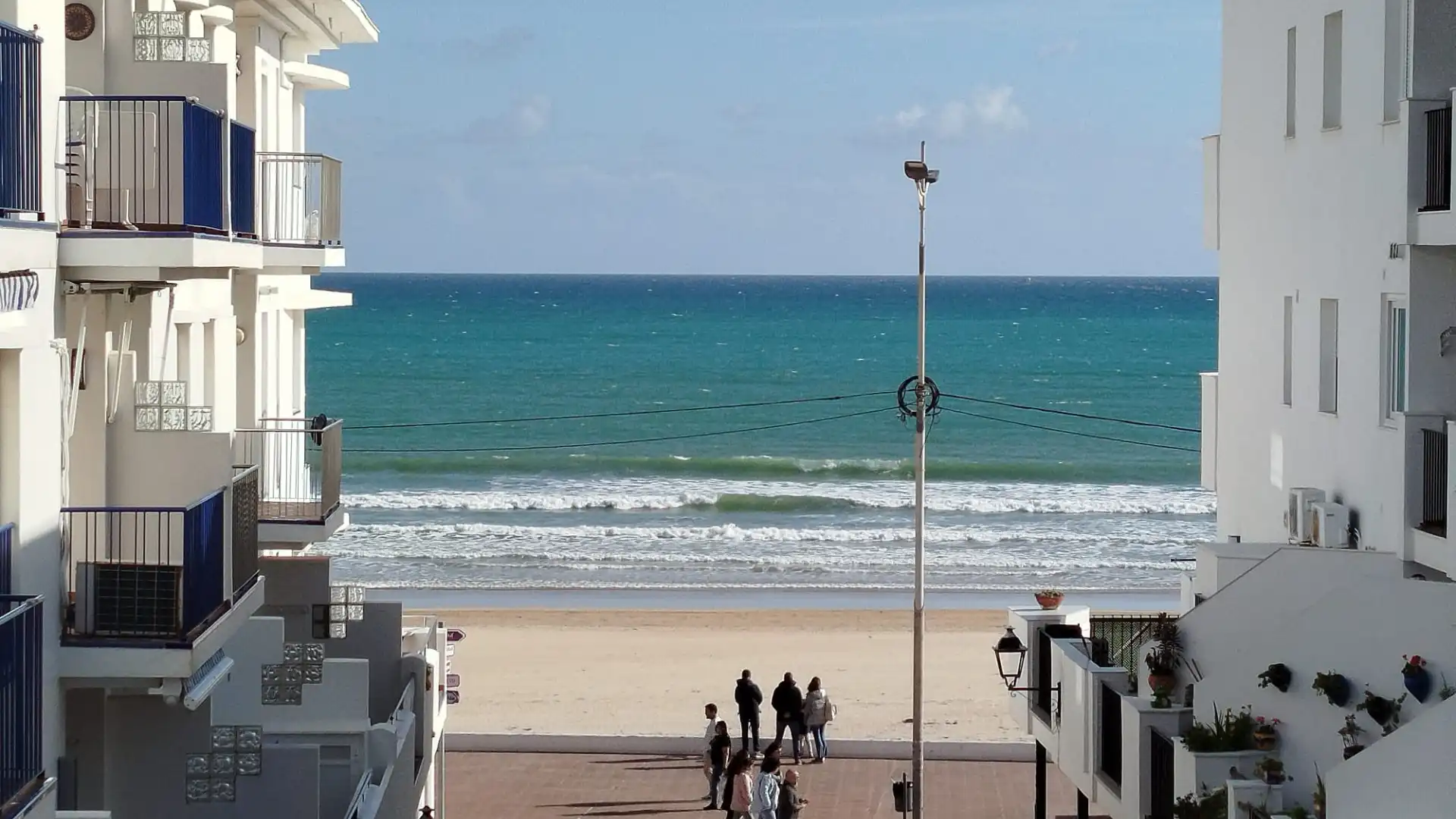 Vista exterior de Pis de lloguer en Barbate amb Aire condicionat, Moblat i Rentadora