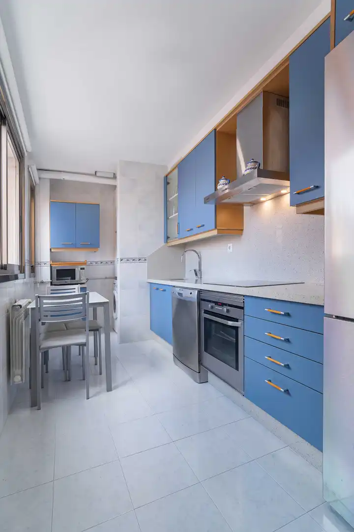 Kitchen of Duplexes for sale in A Coruña Capital   with Heating and Parquet flooring