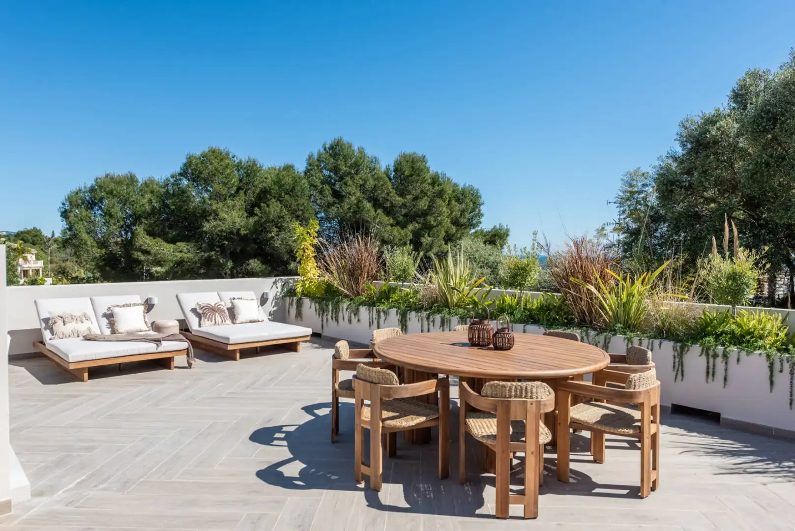 Terraza de Casa adosada en venta en Marbella con Aire acondicionado, Jardín privado y Terraza