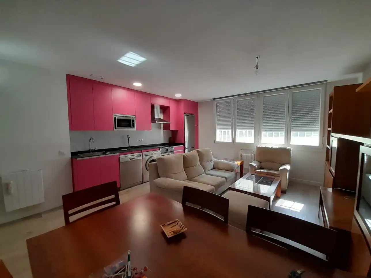 Sala de estar de Piso de alquiler en Madrid con Aire acondicionado, Calefacción y Parquet
