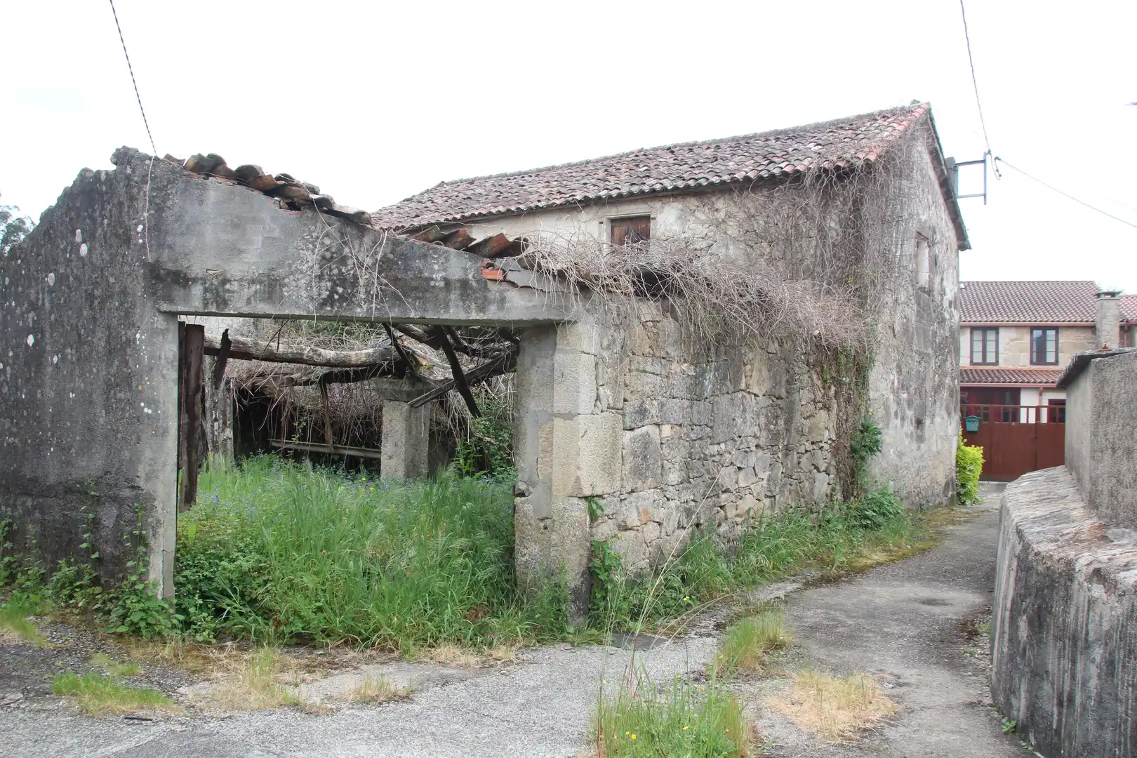 Vista exterior de Casa o chalet en venta en Rois con Jardín privado
