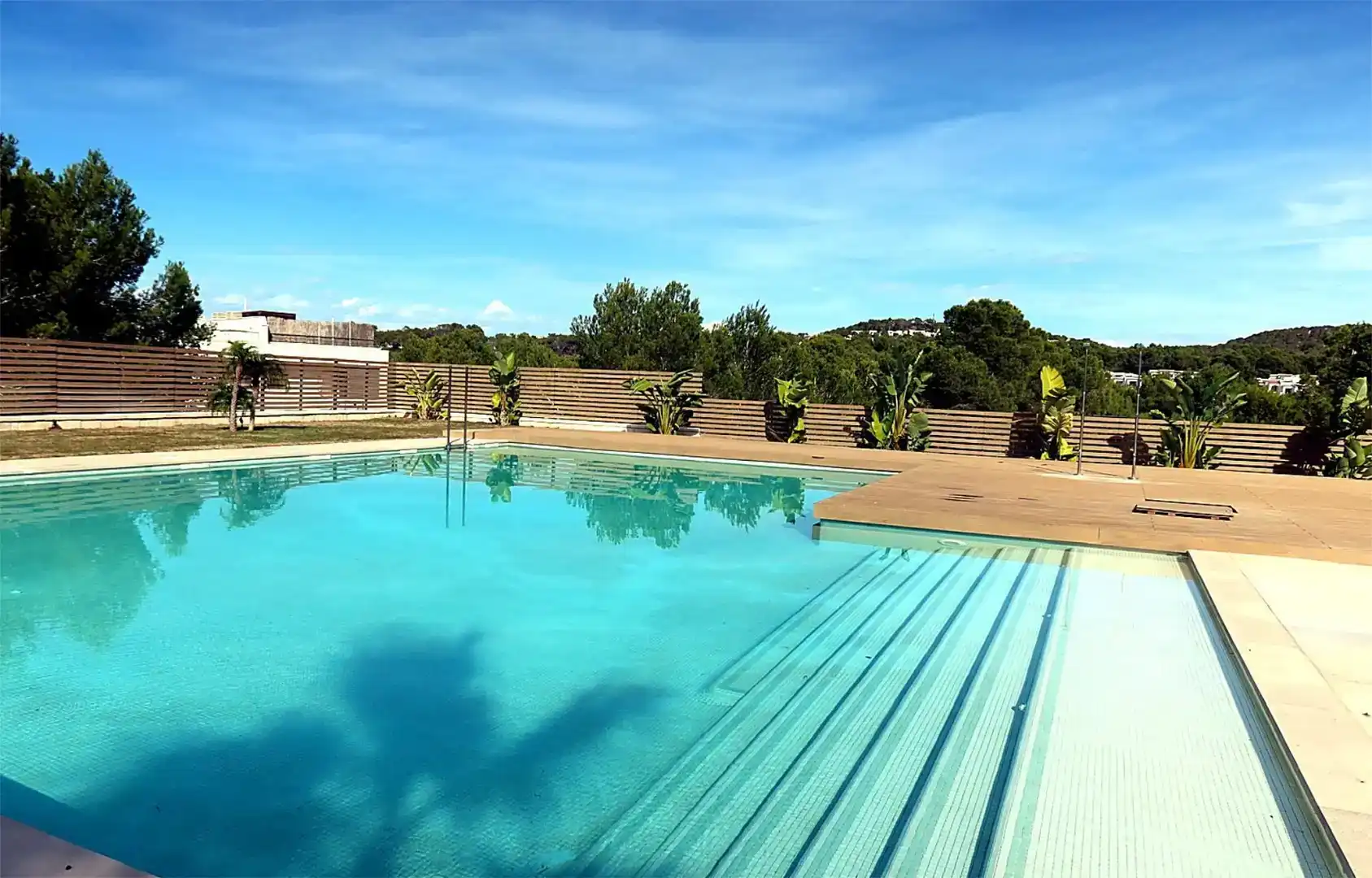 Piscina de Casa o xalet de lloguer en Sant Josep de sa Talaia amb Aire condicionat, Jardí privat i Traster