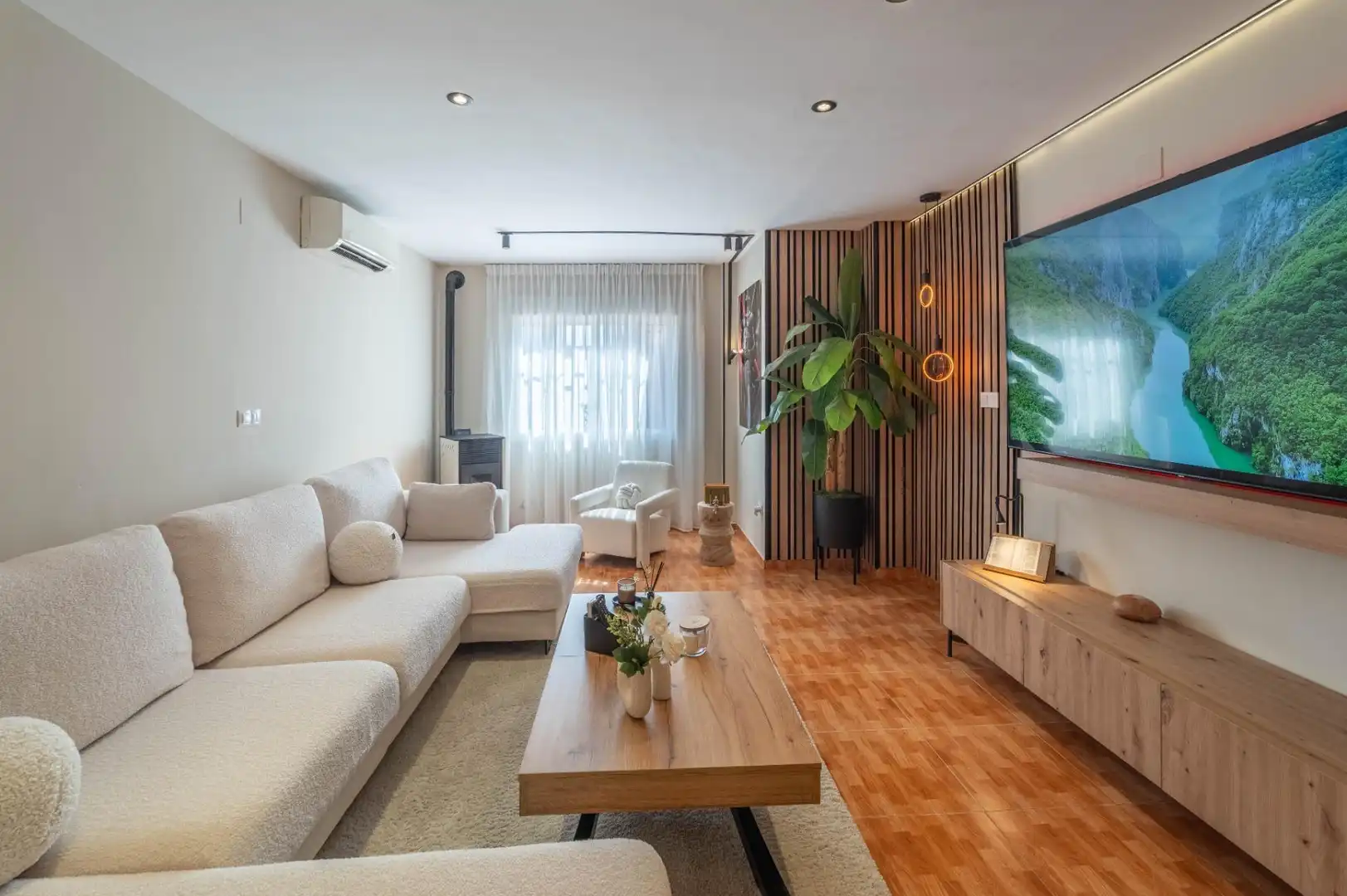 Sala de estar de Piso en venta en Vegas del Genil con Aire acondicionado y Amueblado