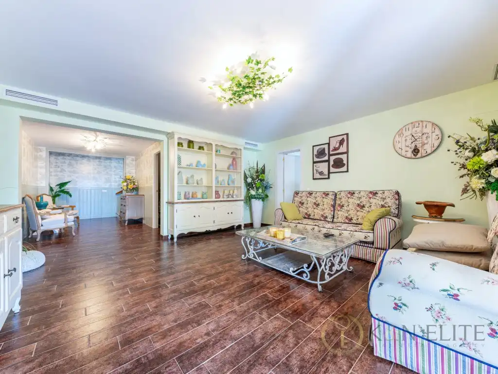 Sala de estar de Casa o chalet en venta en Moraira con Aire acondicionado, Jardín privado y Terraza