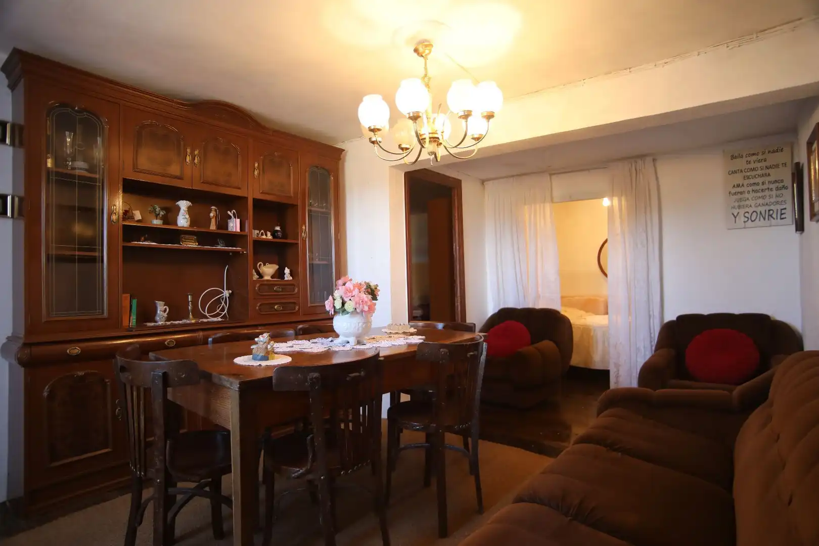 Esszimmer von Country house zum Verkauf in Valdeprado del Río mit Privatgarten