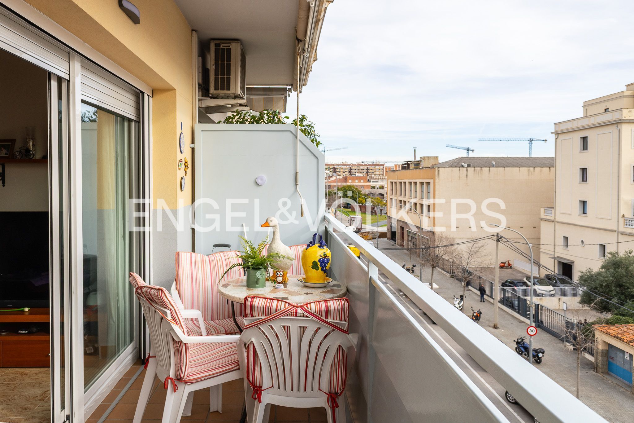 Balcony of Flat for sale in Mataró  with Air Conditioner, Heating and Terrace