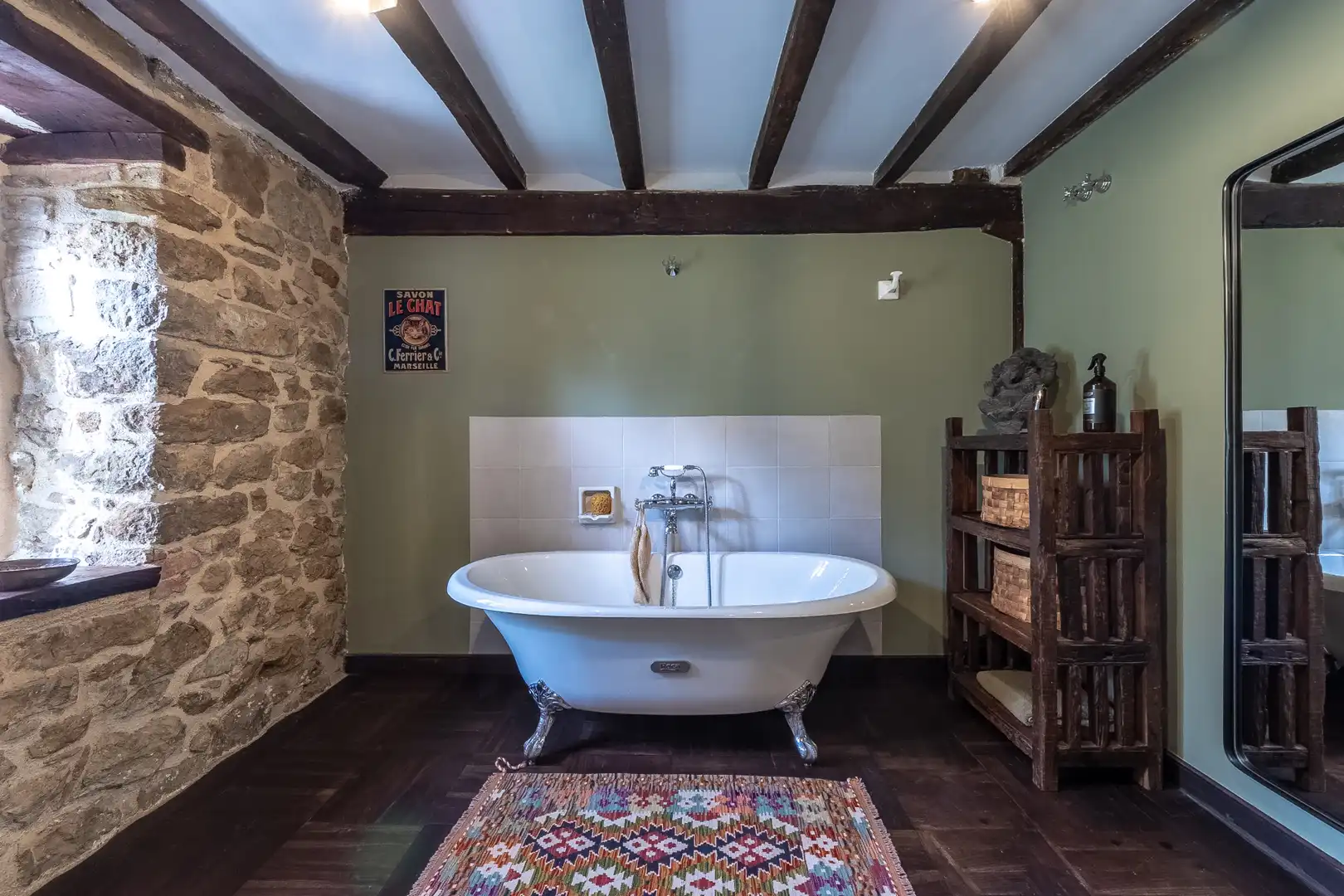 Baño de Casa o chalet en venta en Galdames con Parquet, Trastero y Piscina
