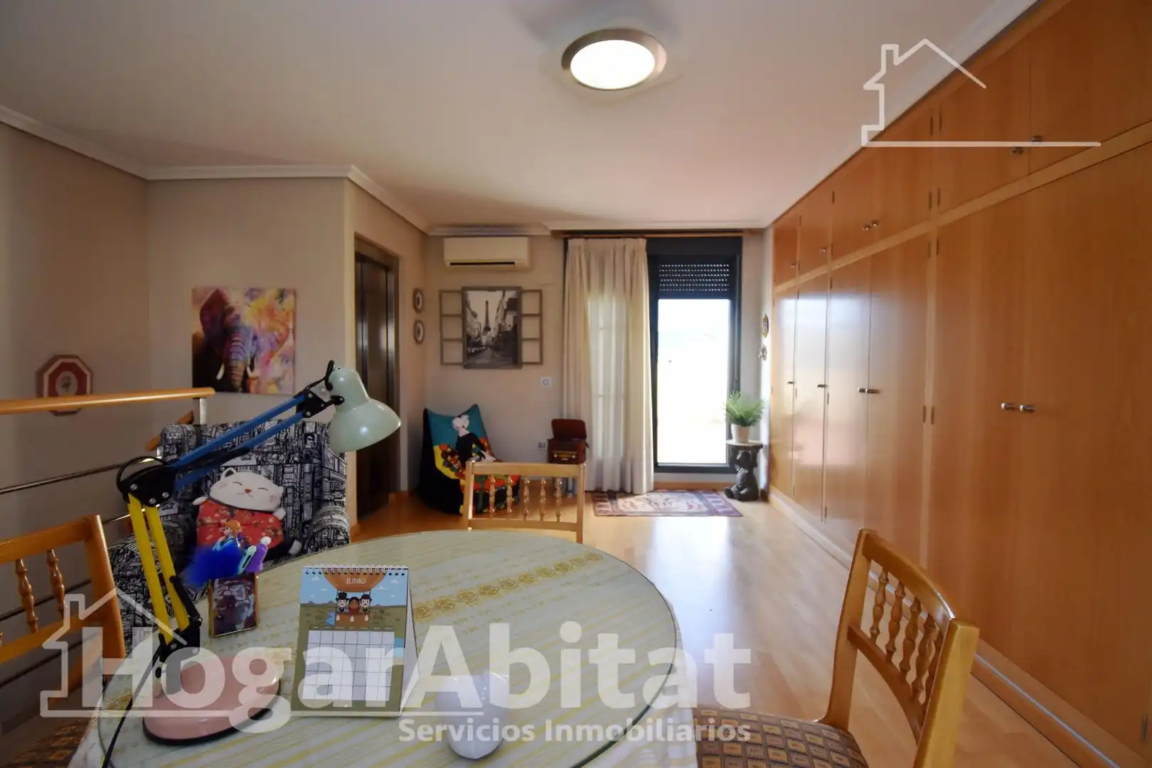 Bedroom of Detached homes for sale in Castellón de la Plana / Castelló de la Plana  with Air Conditioner, Terrace and Balcony