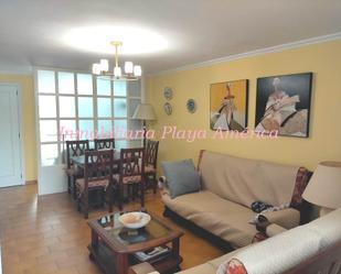 Living room of Flat for sale in Nigrán  with Terrace, Storage room and Furnished