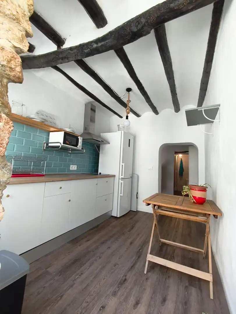 Cocina de Casa adosada en venta en Sax con Jardín privado, Terraza y Trastero
