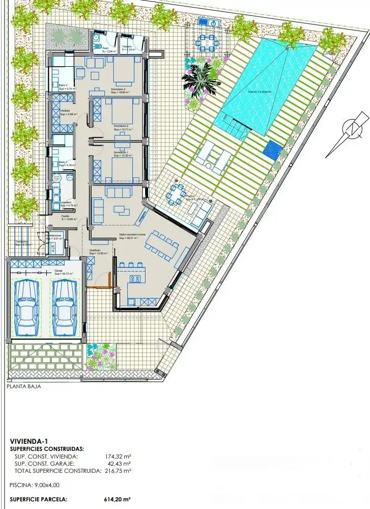 Casa o chalet en venta en San Javier con Aire acondicionado, Calefacción y Jardín privado