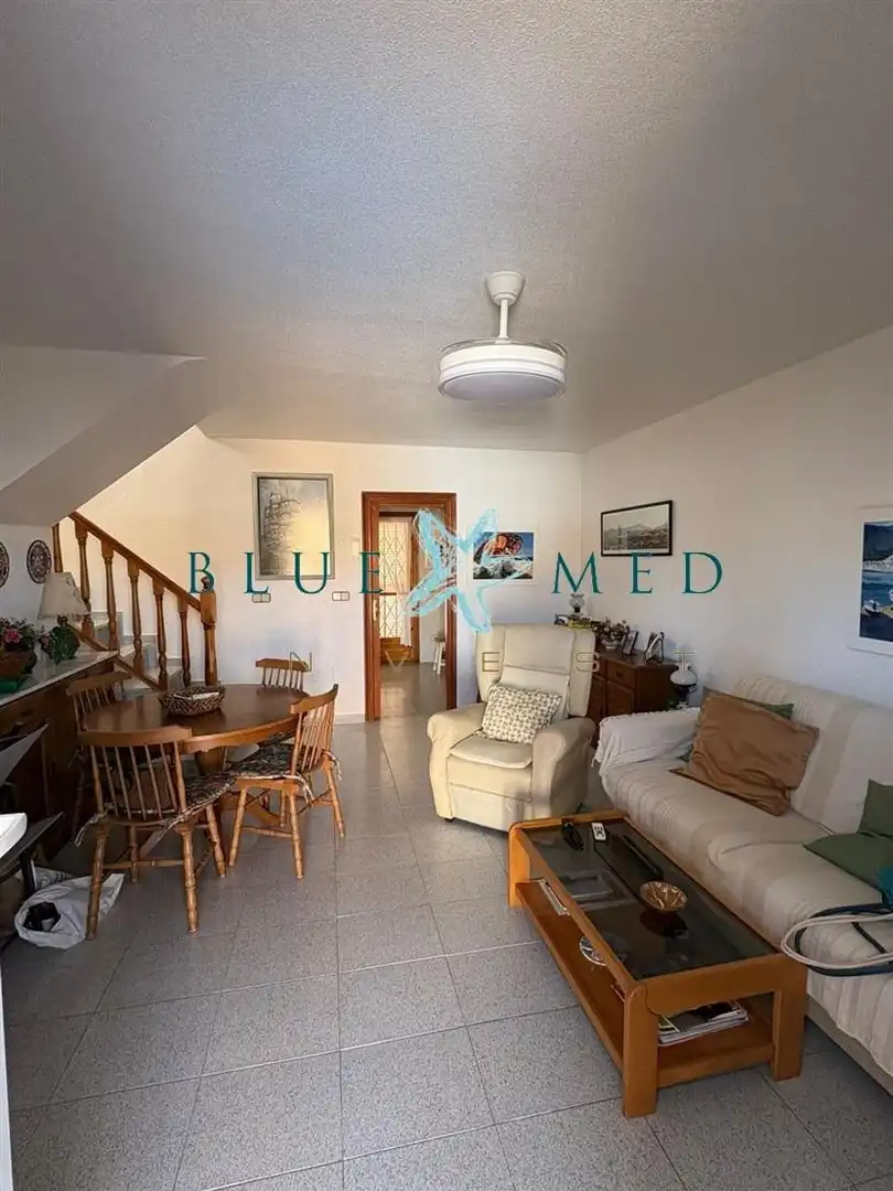 Living room of Duplexes for sale in Mazarrón  with Air Conditioner, Terrace and Swimming Pool