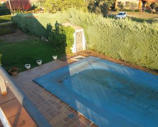 Schwimmbecken von Haus oder Chalet miete in Palazuelos de Eresma mit Terrasse, Schwimmbad und Balkon