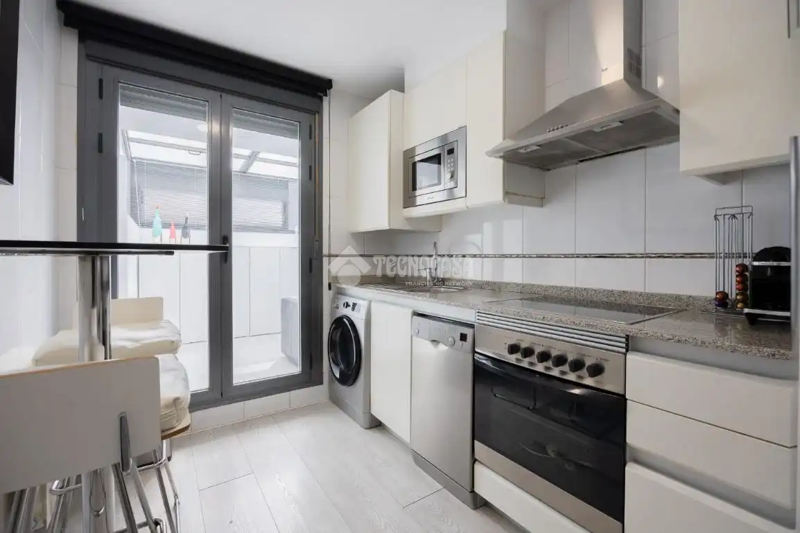 Kitchen of Flat for sale in Madrid  with Air Conditioner, Heating and Terrace