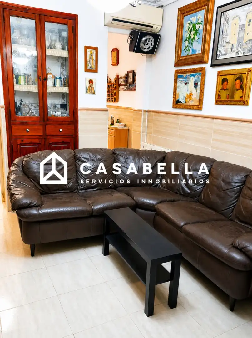 Sala de estar de Casa o chalet en venta en Vinalesa con Aire acondicionado, Calefacción y Terraza