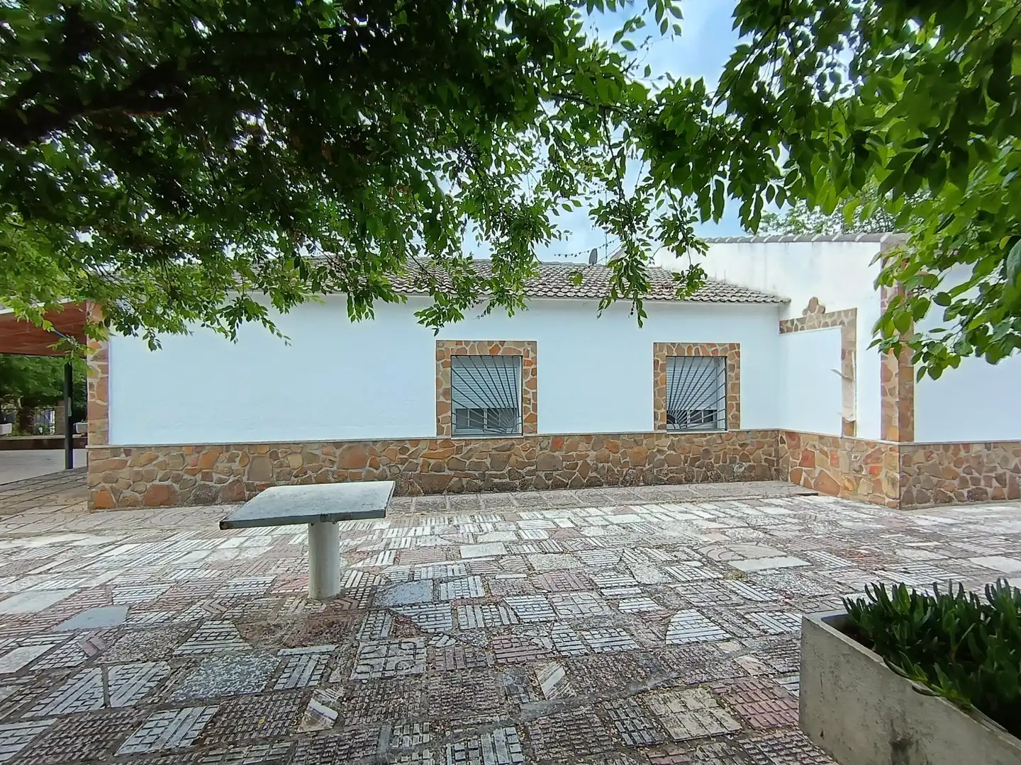 Vista exterior de Casa o chalet en venta en Brazatortas con Aire acondicionado, Calefacción y Jardín privado