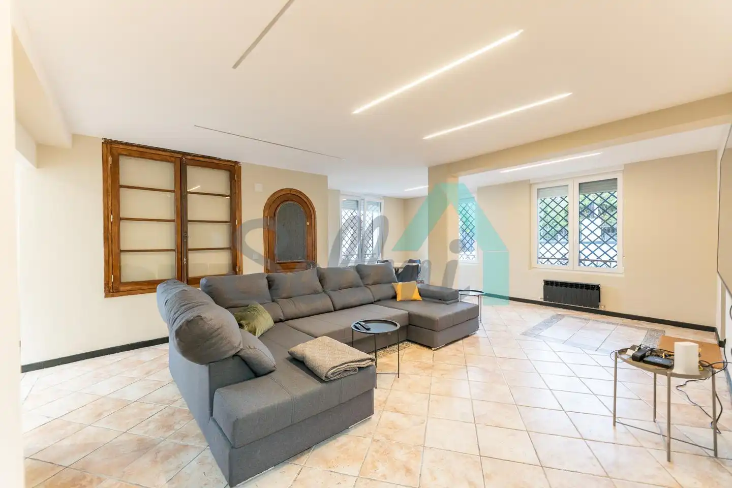 Living room of Houses for rent in Gijón   with Heating, Private garden and Terrace
