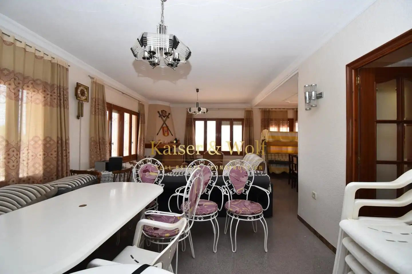 Comedor de Casa o chalet en venta en Crevillent con Aire acondicionado, Jardín privado y Terraza