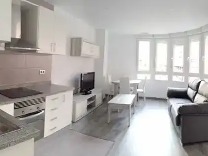 Living room of Flat for rent in Elda  with Air Conditioner, Parquet flooring and Furnished