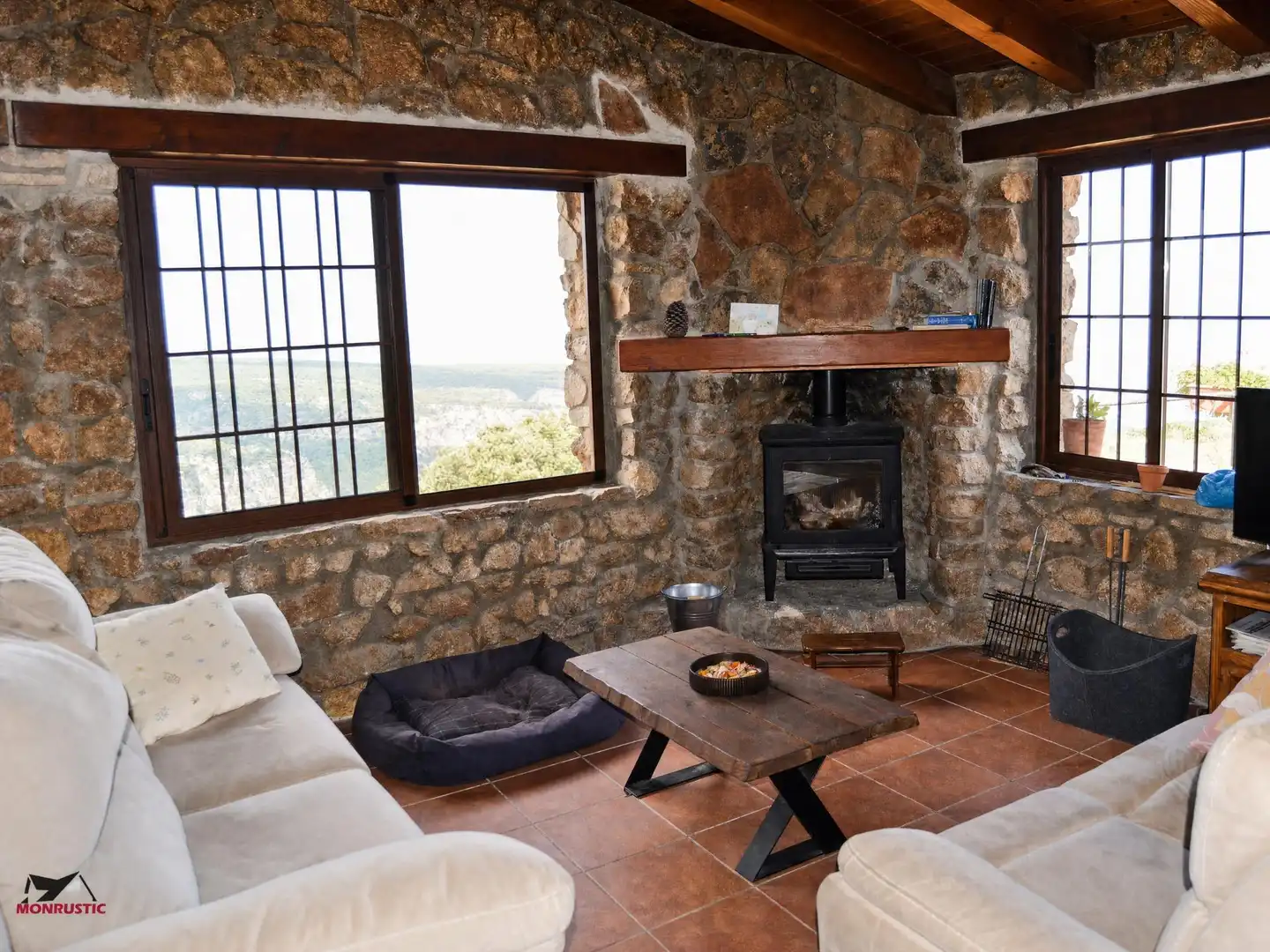 Living room of Houses for sale in Montblanc  with Air Conditioner, Private garden and Terrace