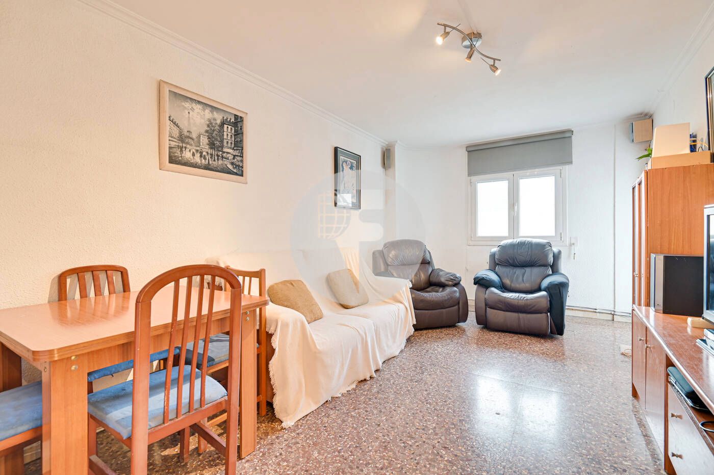 Sala d'estar de Pis en venda en Mollet del Vallès amb Calefacció i Balcó