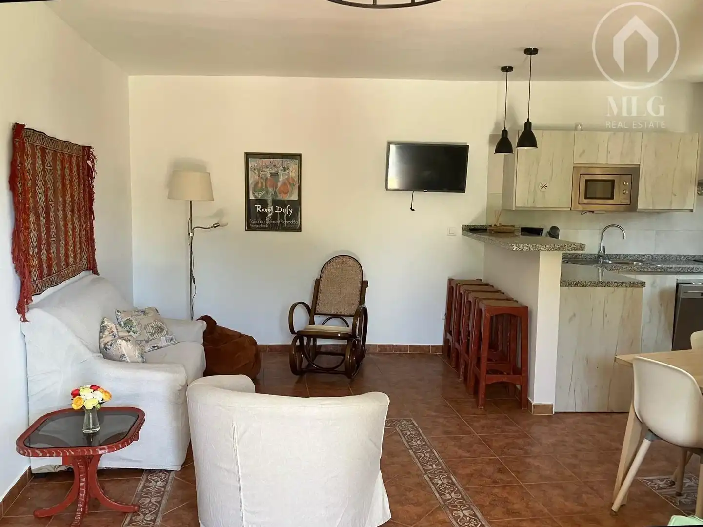 Sala de estar de Casa o chalet en venta en Alfarnatejo con Calefacción, Terraza y Trastero