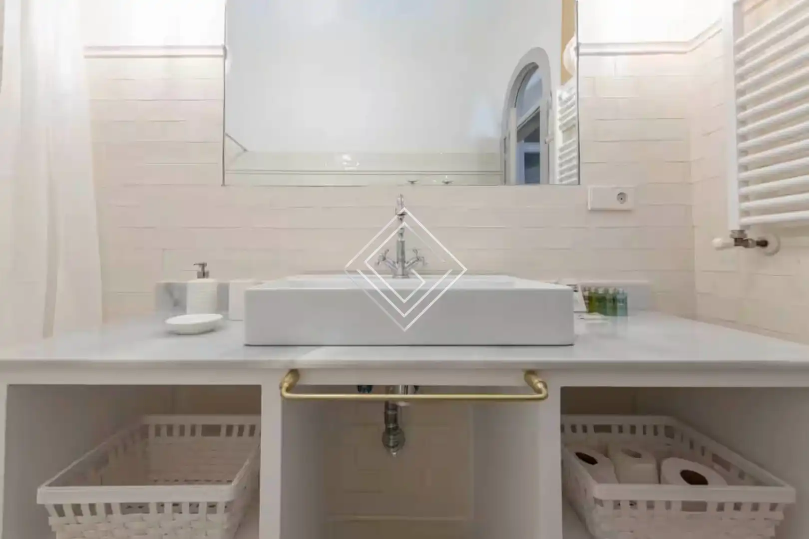 Badezimmer von Wohnung zur Miete in Centro