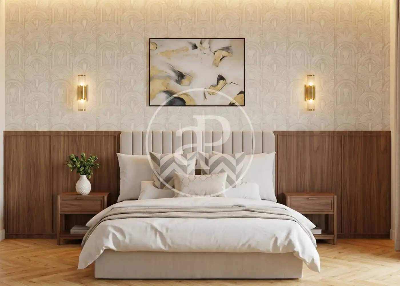 Bedroom of Flat for sale in Barrio de Salamanca