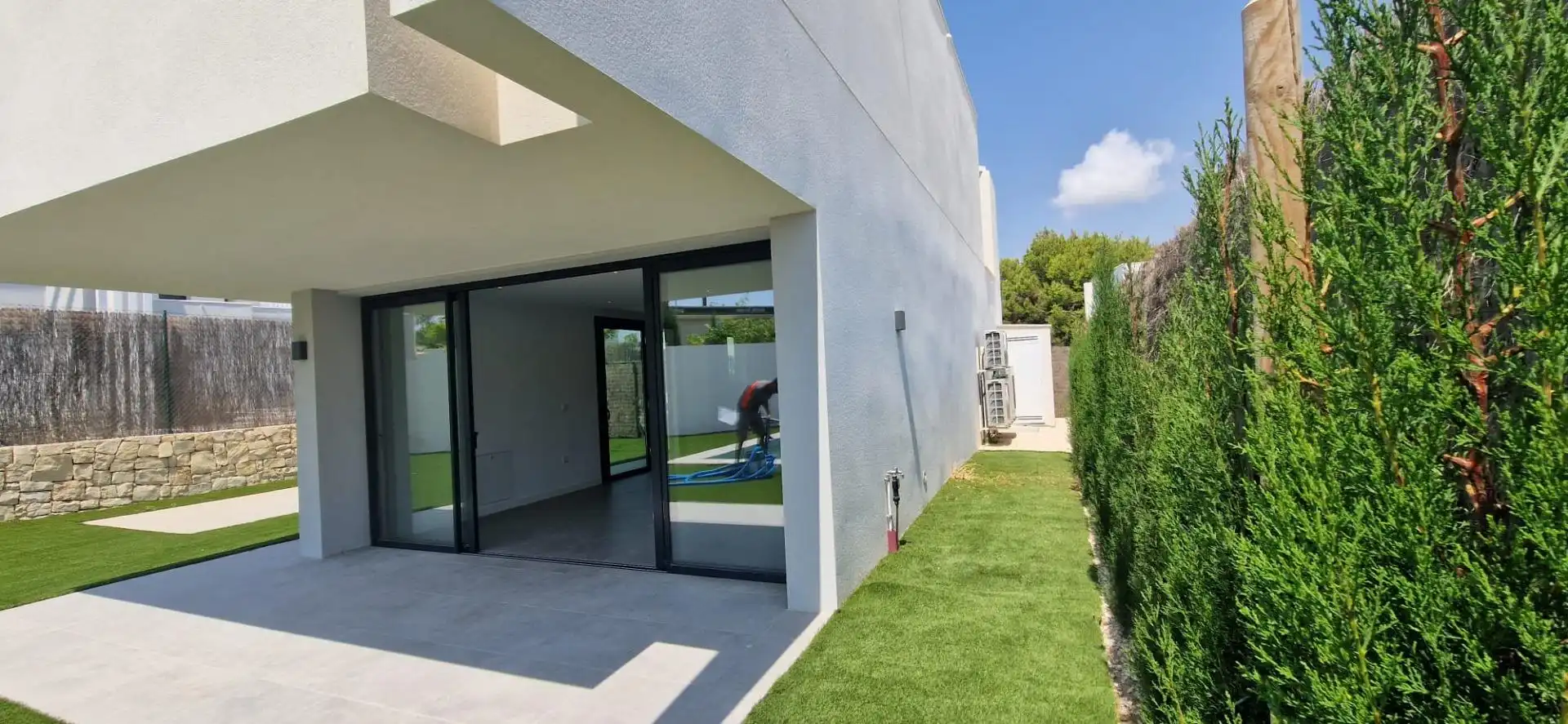 Vista exterior de Casa o chalet en venta en Sant Joan d'Alacant con Aire acondicionado y Piscina