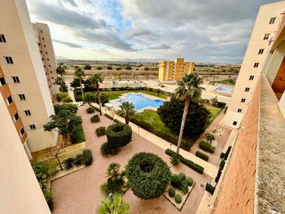 Exterior view of Flat for sale in Guardamar del Segura  with Terrace, Swimming Pool and Furnished