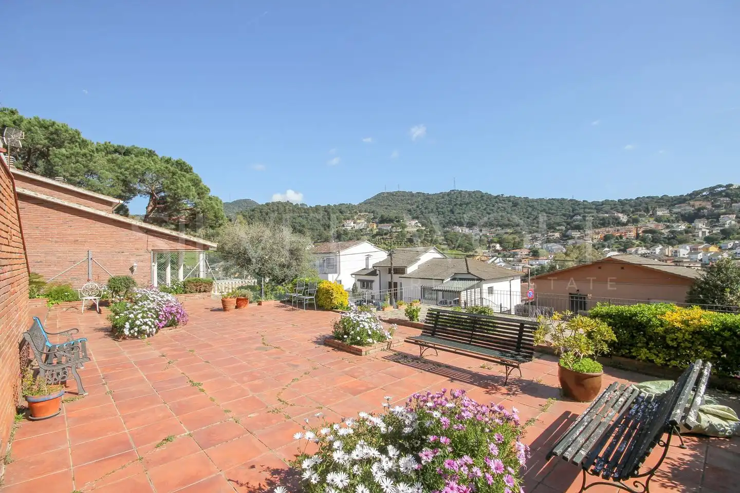 Terraza de Casa o chalet en venta en Sant Fost de Campsentelles con Calefacción, Jardín privado y Terraza