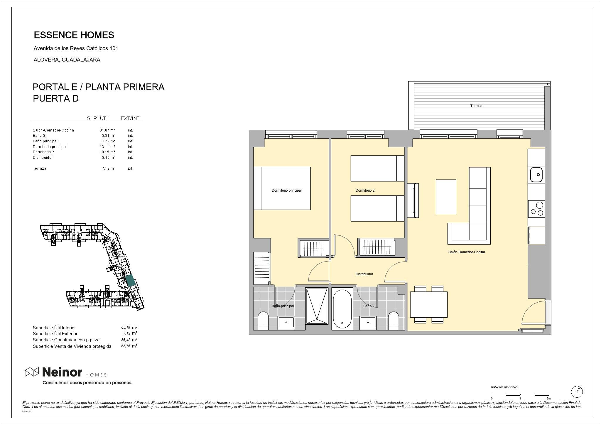 Flat for sale in   Avenida Camino las Fuentes, Alovera
